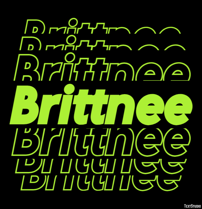 Brittnee Text effect
