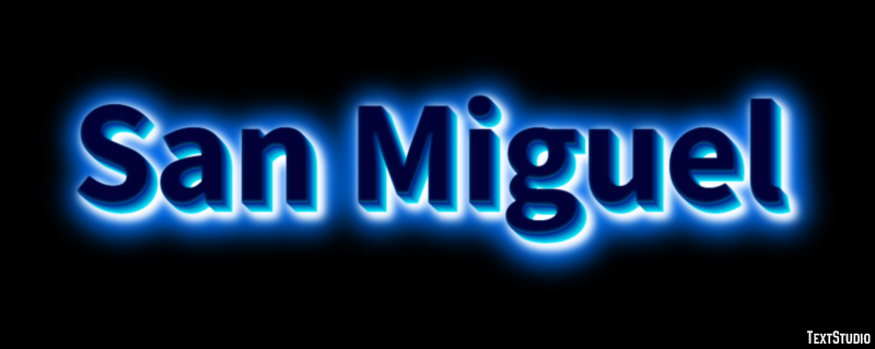 San Miguel Efekt tekstowy