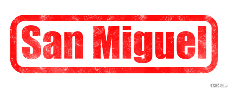 San Miguel Efekt tekstowy