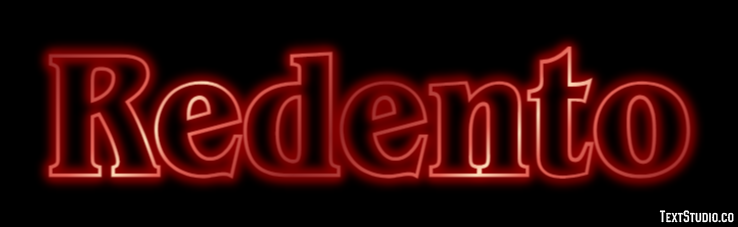Redento Effetto testo