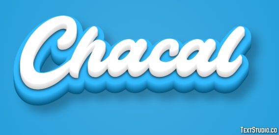 Chacal Efecto de Texto