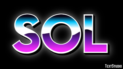 Sol Efeito de texto