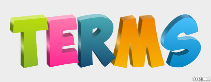 Terms Text Effect