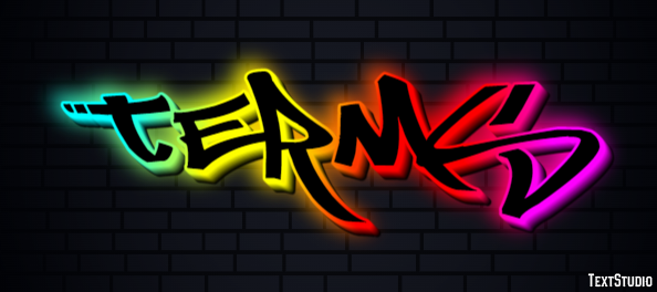Terms Text effect