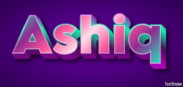 Ashiq Effet de Texte