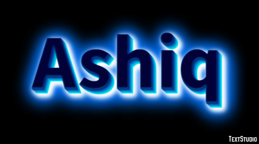 Ashiq Effetto testo