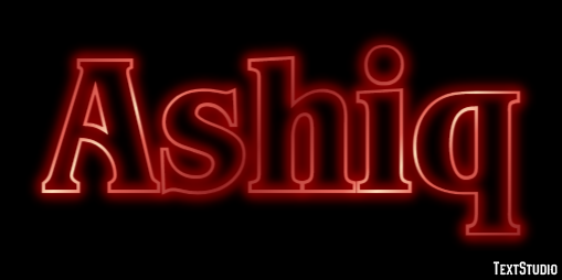 Ashiq Text effect