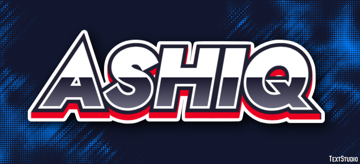 Ashiq Text effect