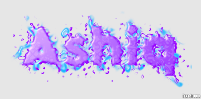 Ashiq Text effect