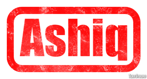 Ashiq Text effect
