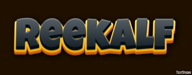 Reekalf Tekst effect