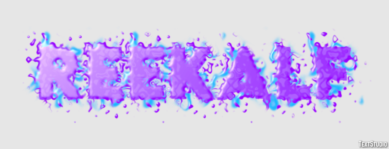 Reekalf Tekst effect