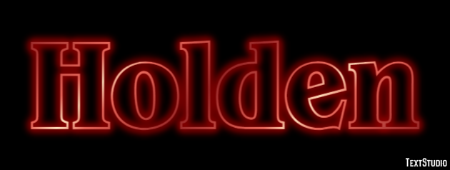 Holden Efekt tekstowy