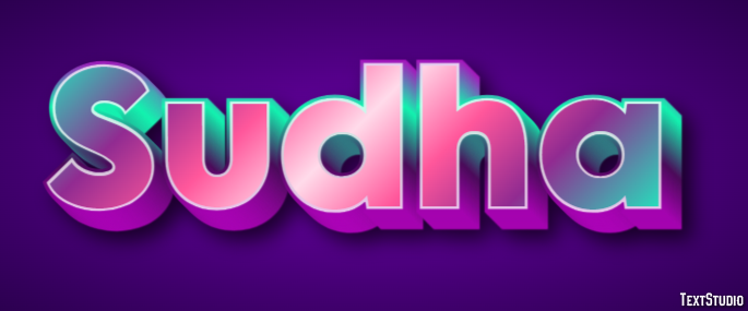 Sudha Text effect