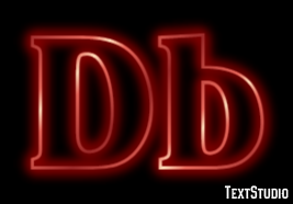 Db Tekst effect