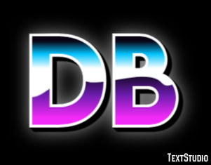 Db Tekst effect