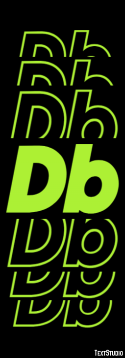 Db Tekst Effect