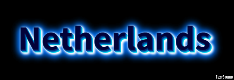Netherlands Text Effect
