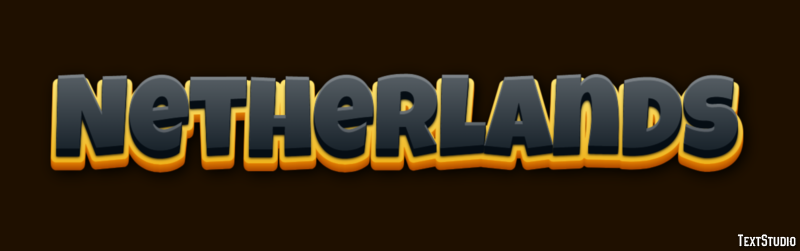 Netherlands Text Effect