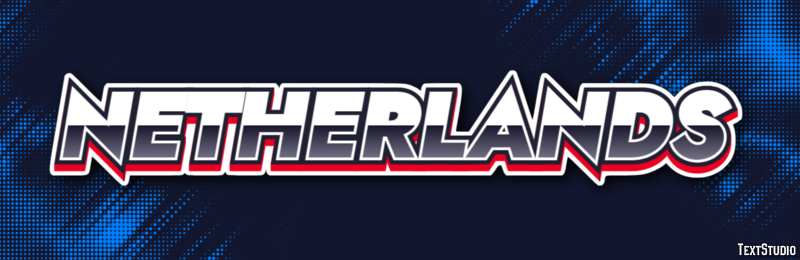 Netherlands Text Effect