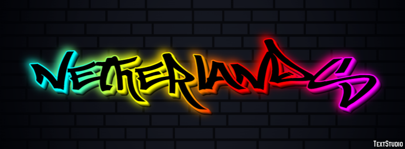 Netherlands Text Effect