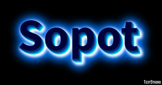 Sopot Texteffekt