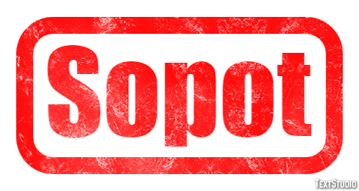 Sopot Efekt tekstowy