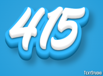 415 Text Effect