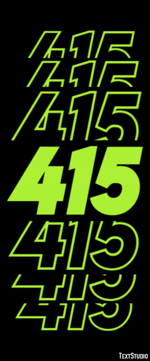 415 Text Effect