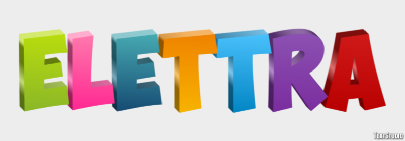 Elettra Effetto testo