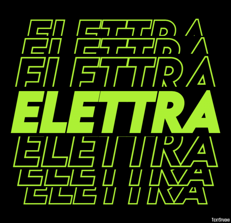 Elettra Effetto testo