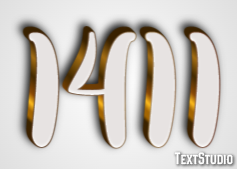 1411 Text effect