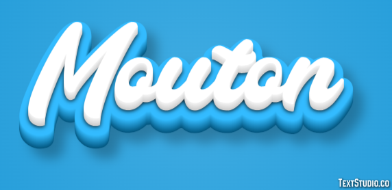 Mouton Effet de Texte