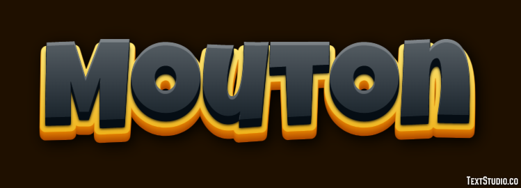 Mouton Effet de Texte