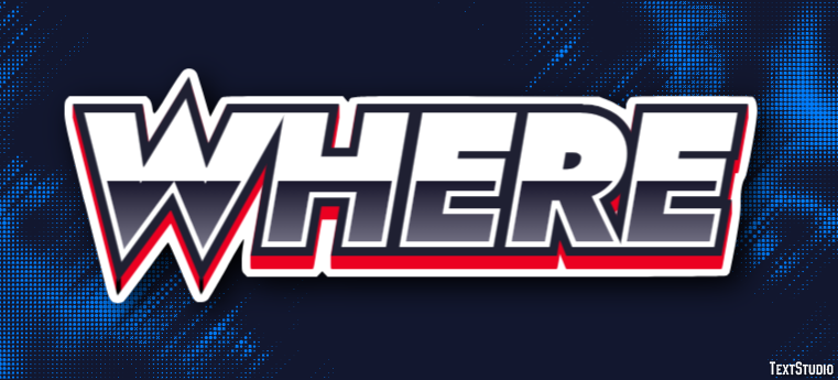 Where Text Effect