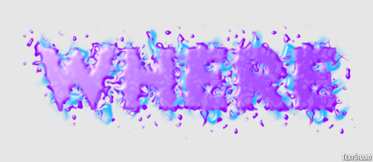 Where Text Effect