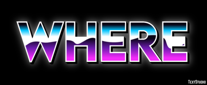Where Text Effect