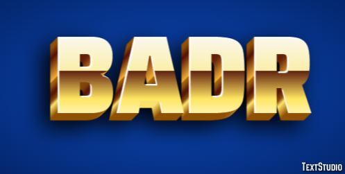 Badr Text Effect