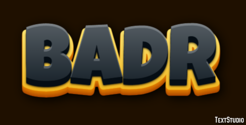Badr Text Effect