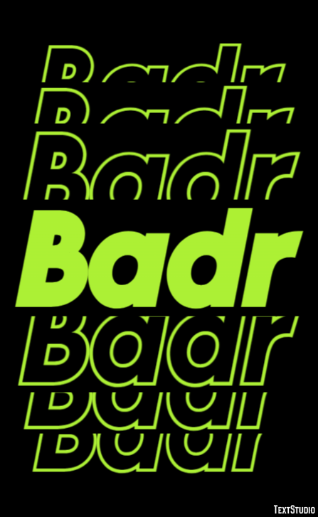 Badr Text Effect