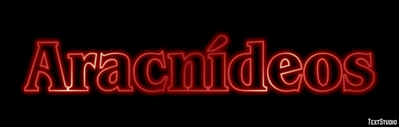 Aracnídeos Efeito de texto