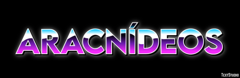 Aracnídeos Efeito de texto