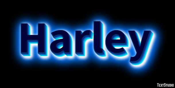 Harley Efekt tekstowy