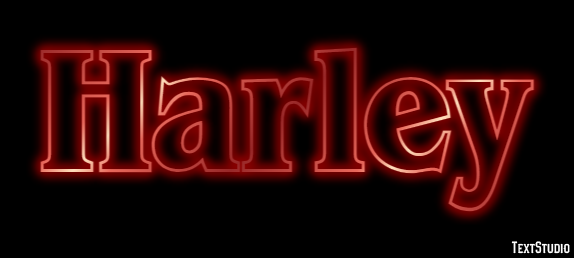 Harley Efekt tekstowy