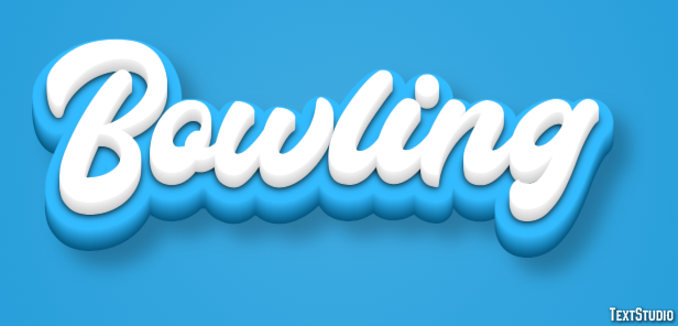 Bowling Text Effect