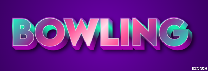 Bowling Text Effect
