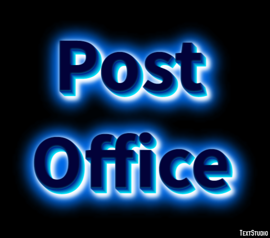 Post Office Effetto testo
