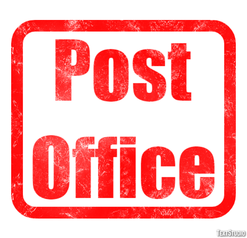 Post Office Effetto testo