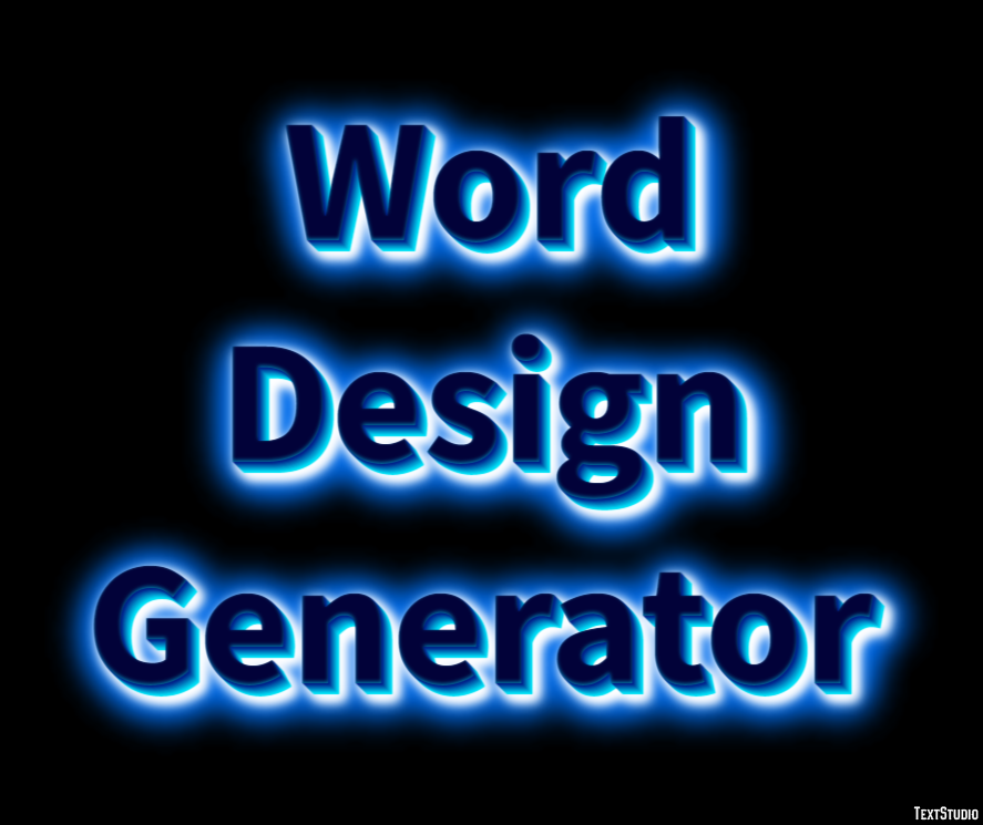 Word Design Generator テキスト効果