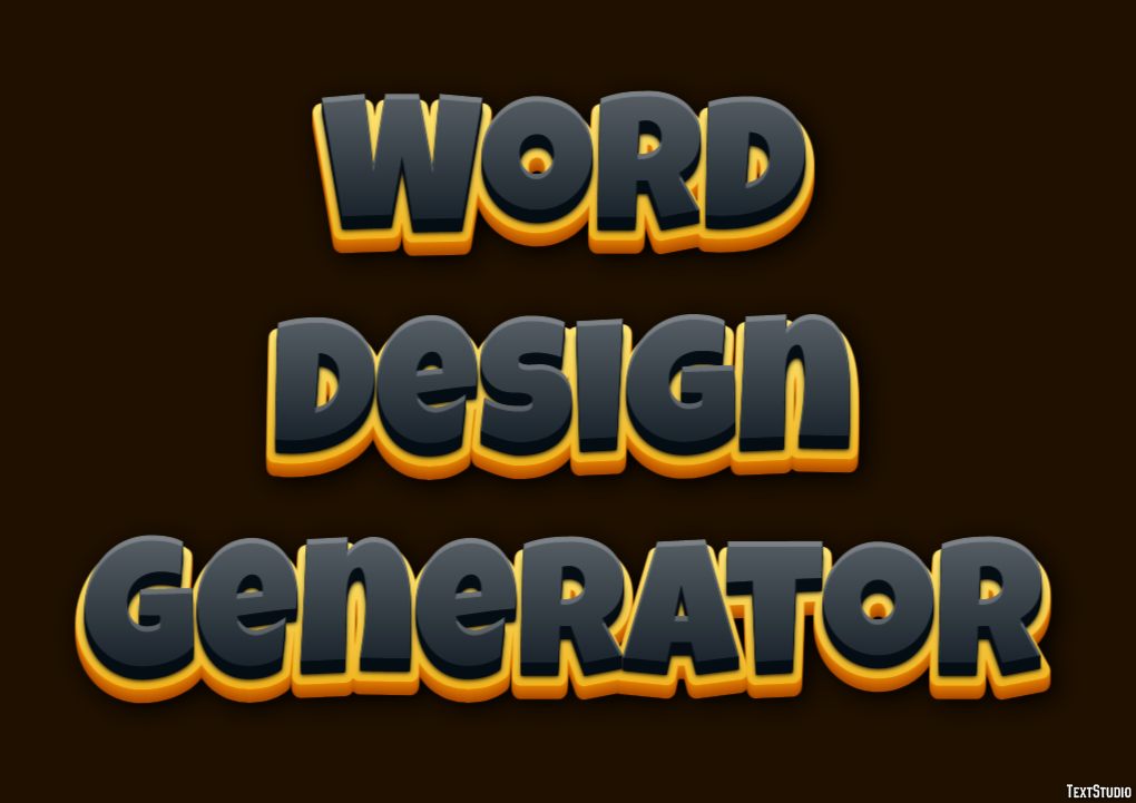 Word Design Generator テキスト効果